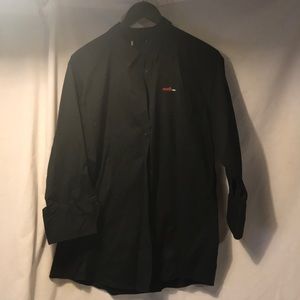 Bell Helicopter Black Oxford Pinstripe Shirt